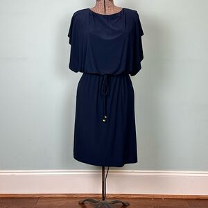 Elegant Navy Blue Dress